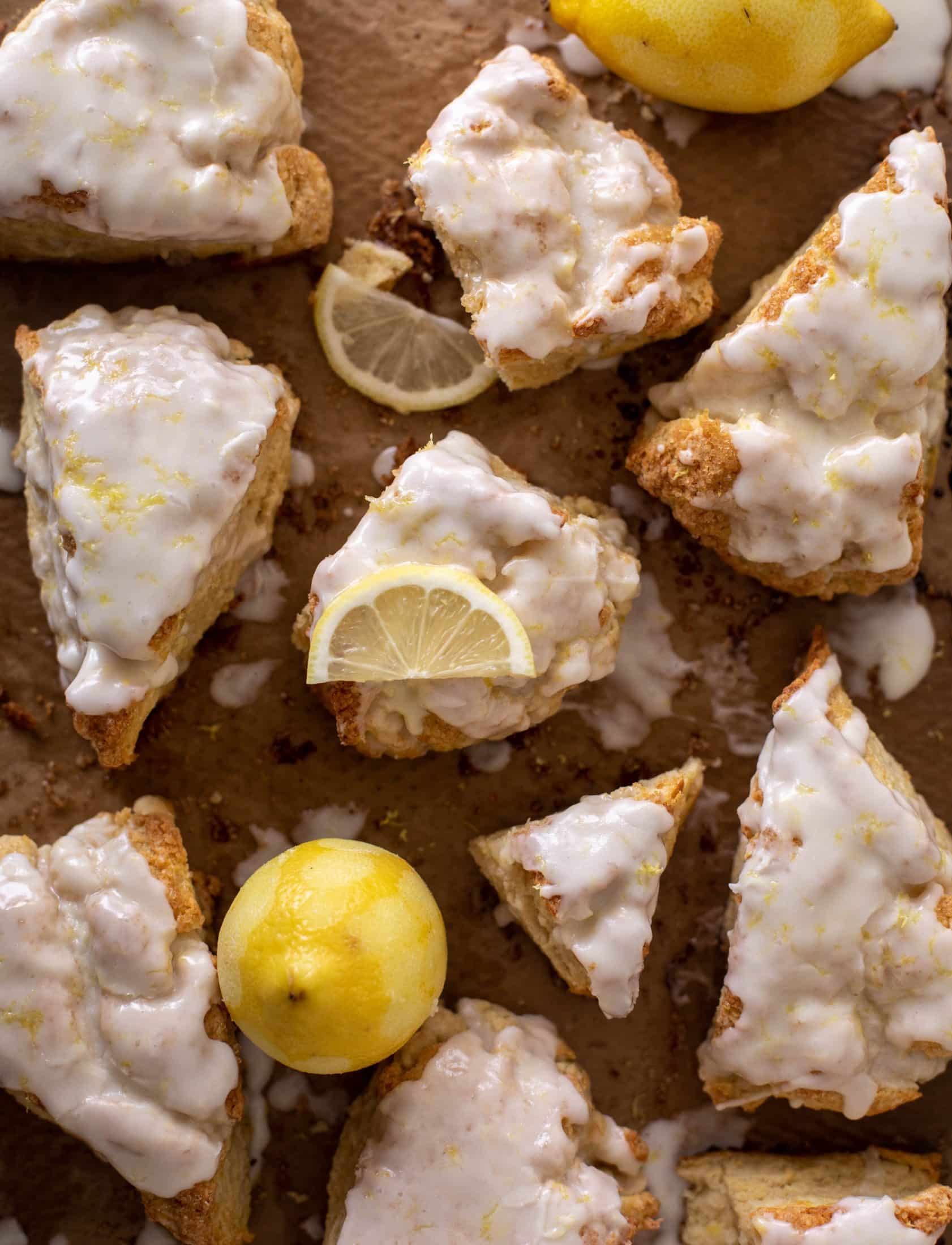 lemon cream scones