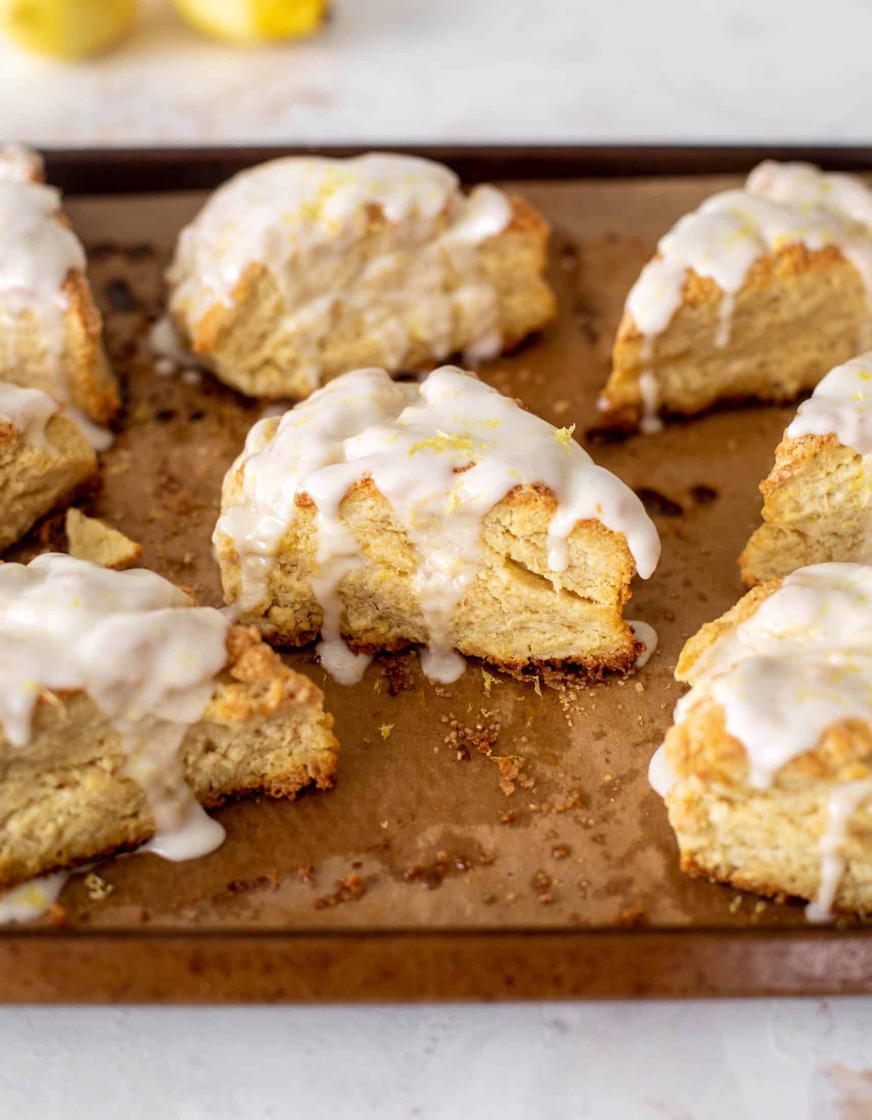 lemon cream scones