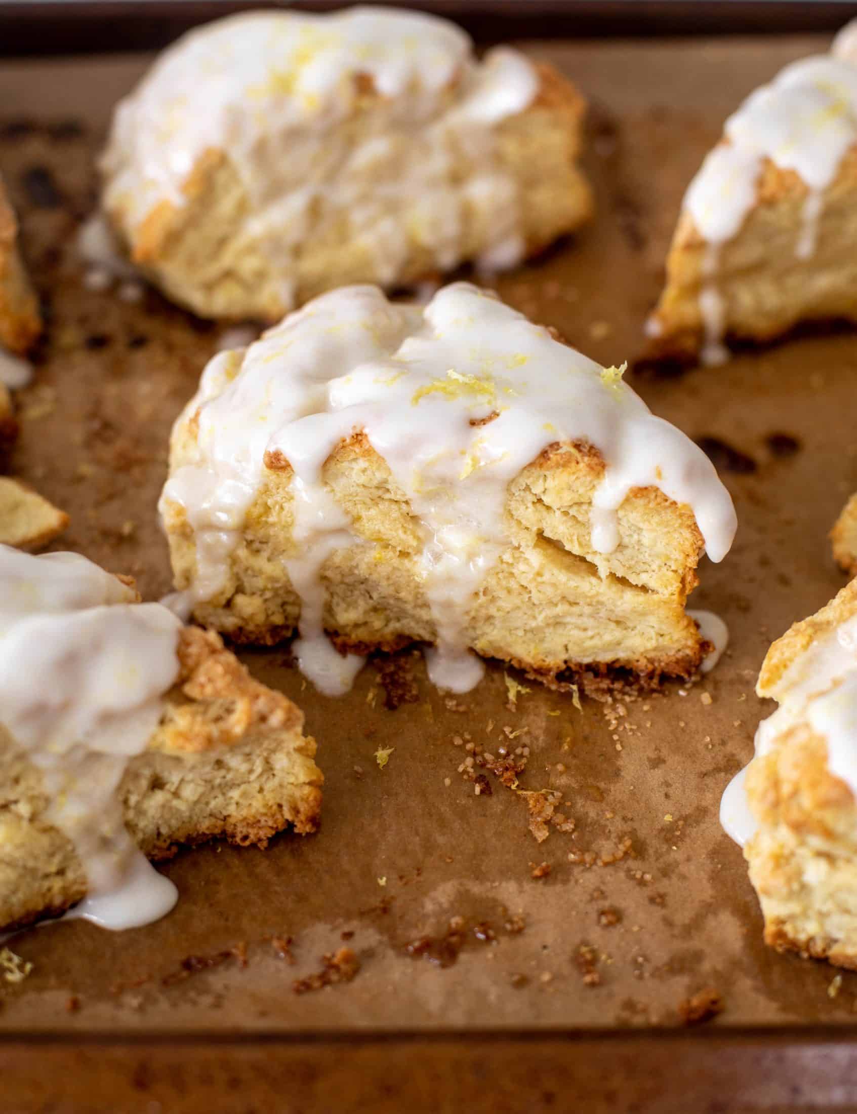 lemon cream scones