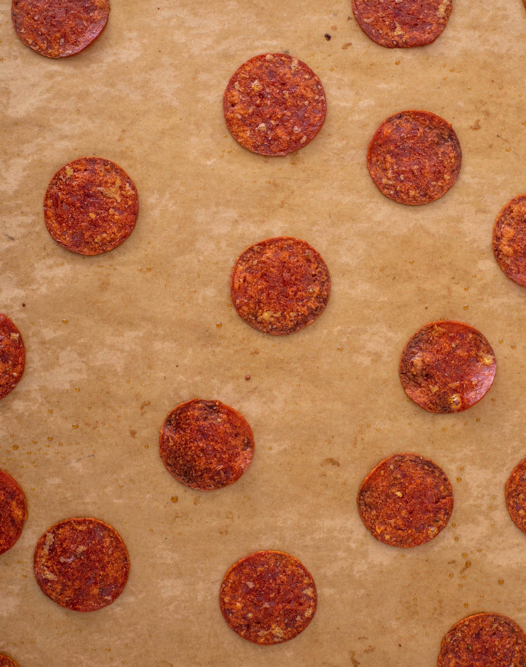 crispy pepperoni arugula salad