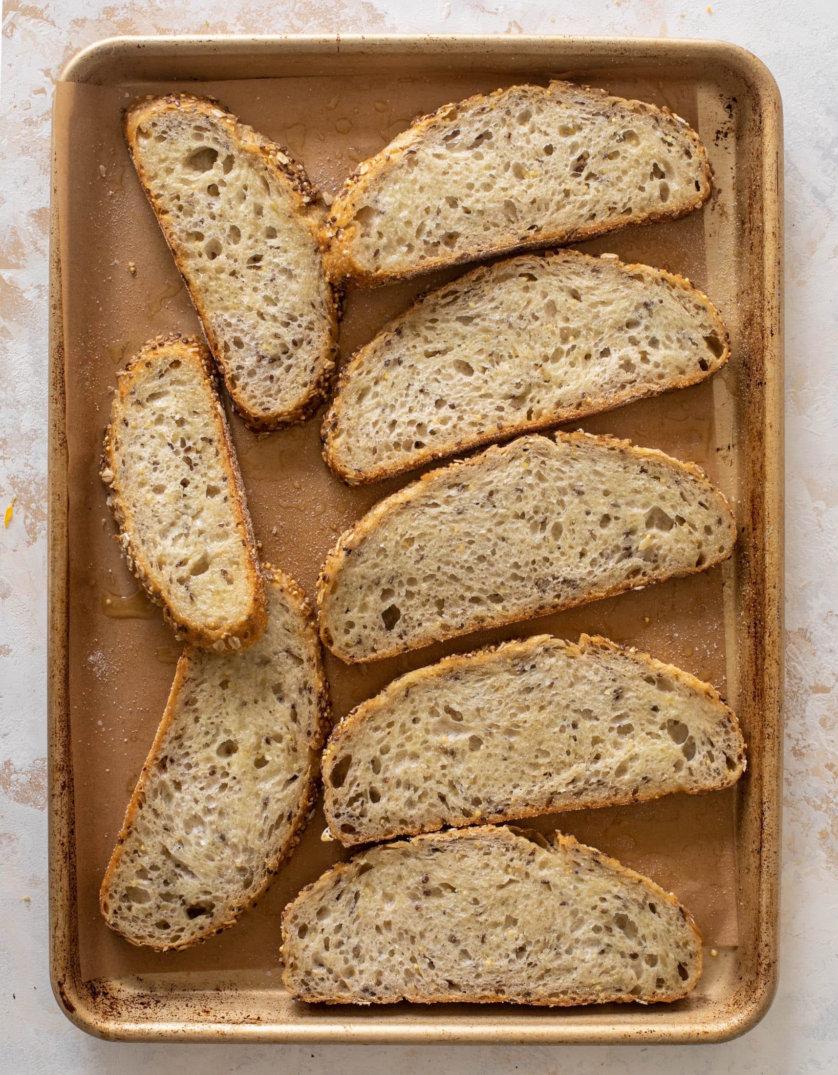 lemon herb ricotta with grilled bread