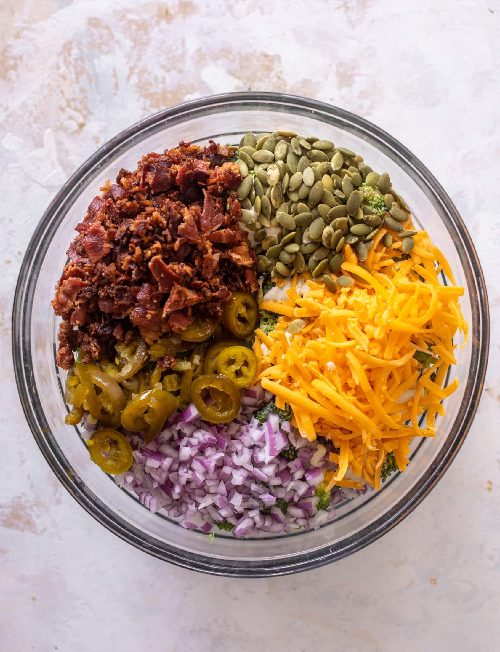 jalapeno cheddar broccoli salad