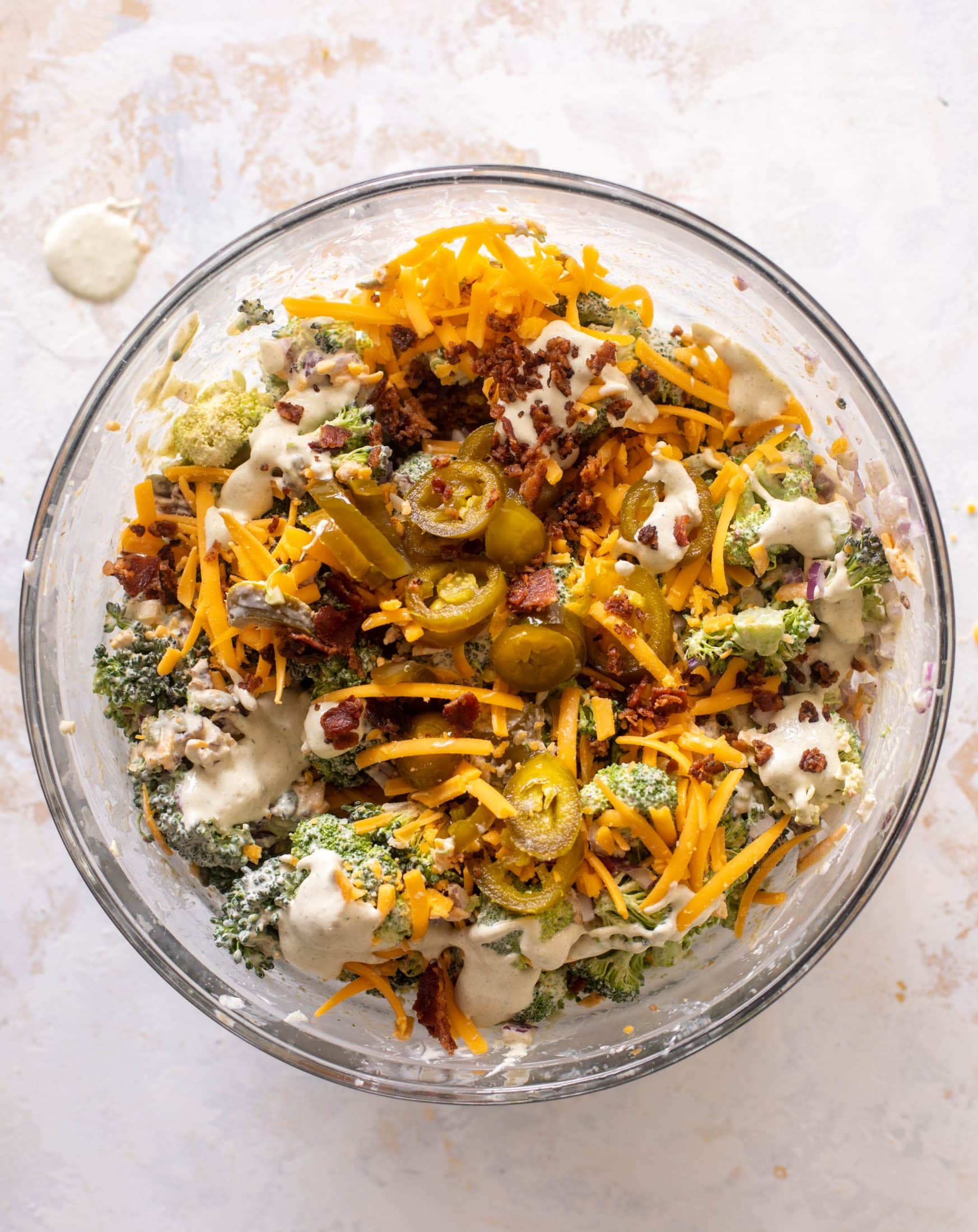 jalapeno cheddar broccoli salad