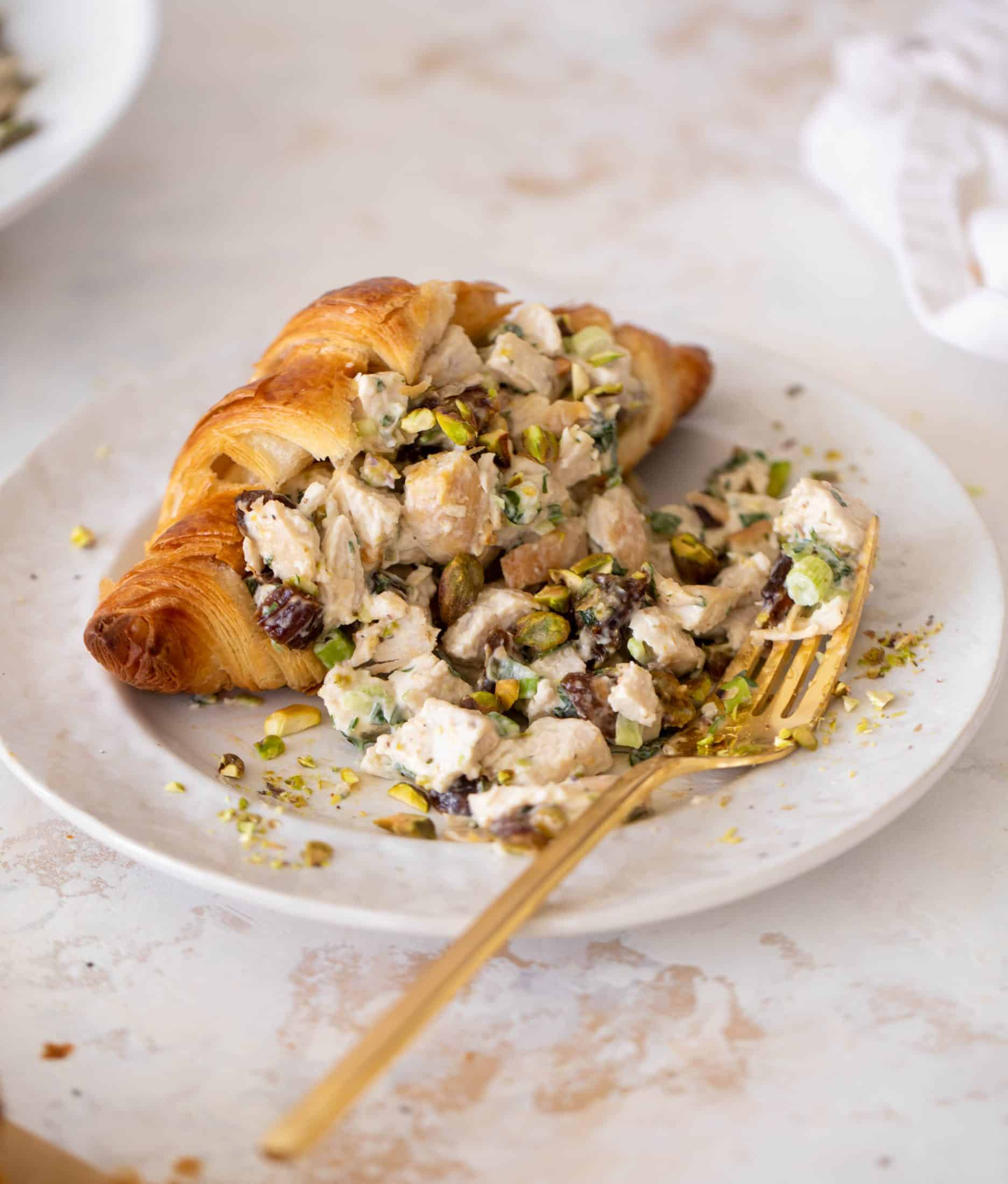 pistachio date chicken salad