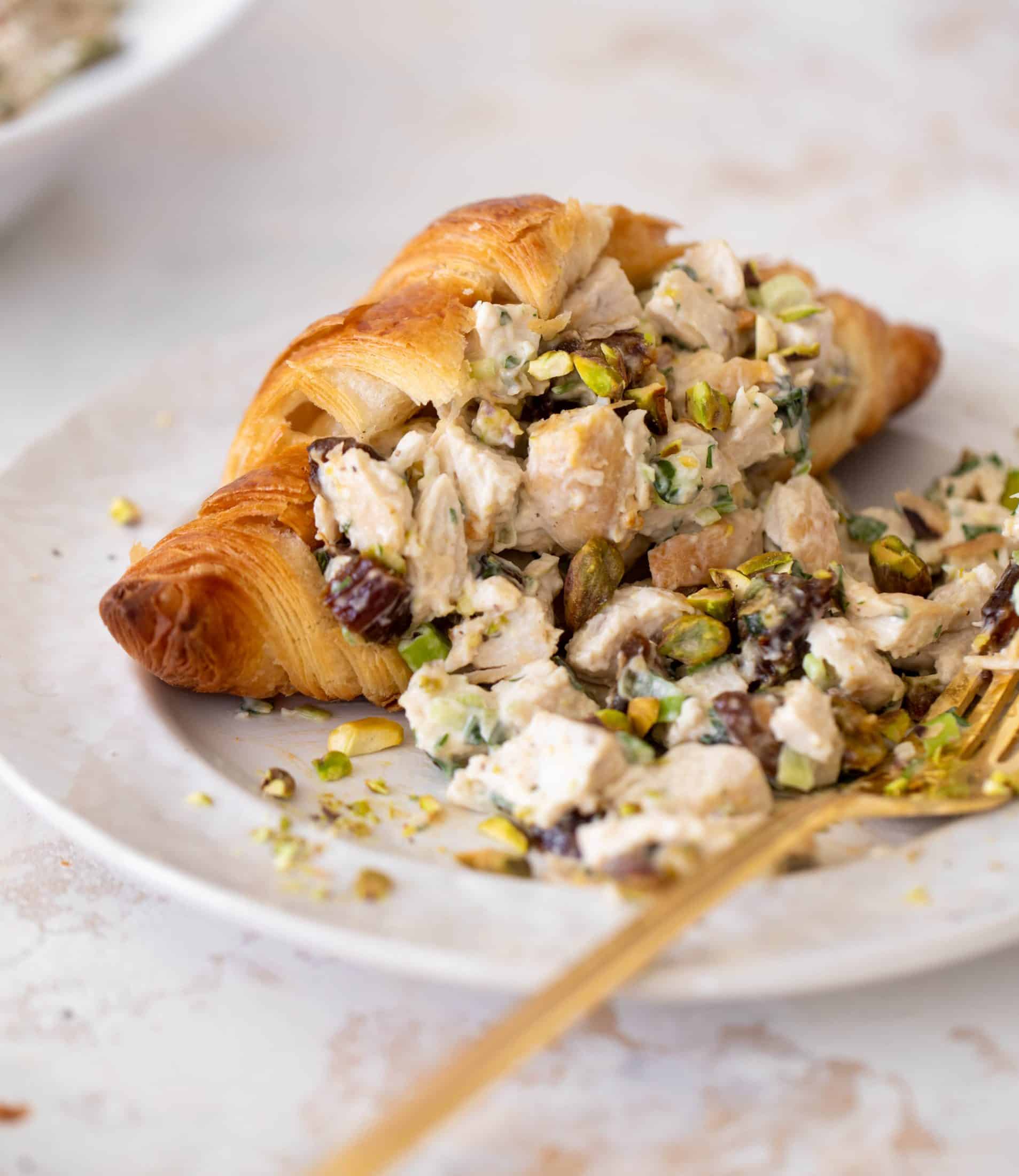 pistachio date chicken salad