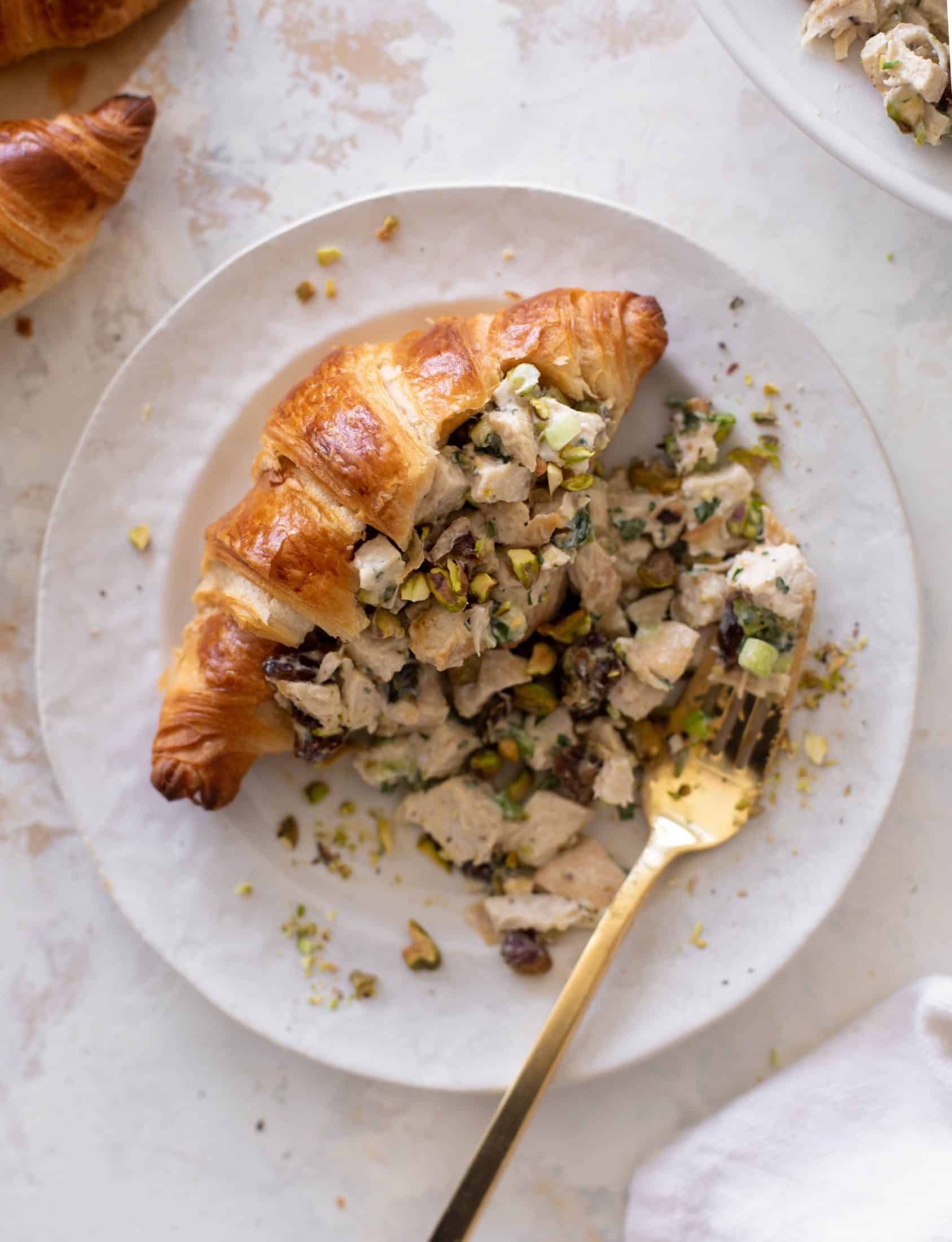 pistachio date chicken salad