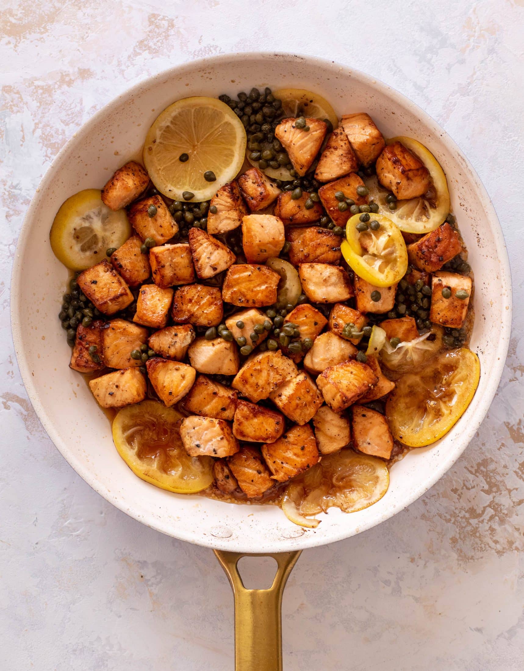 easy salmon piccata