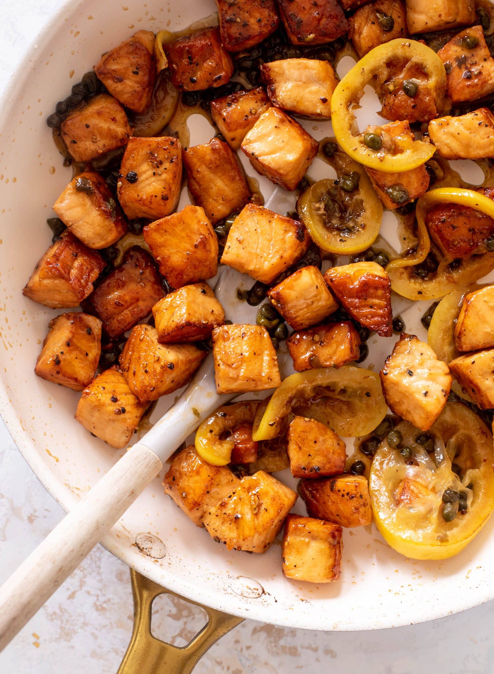 easy salmon piccata