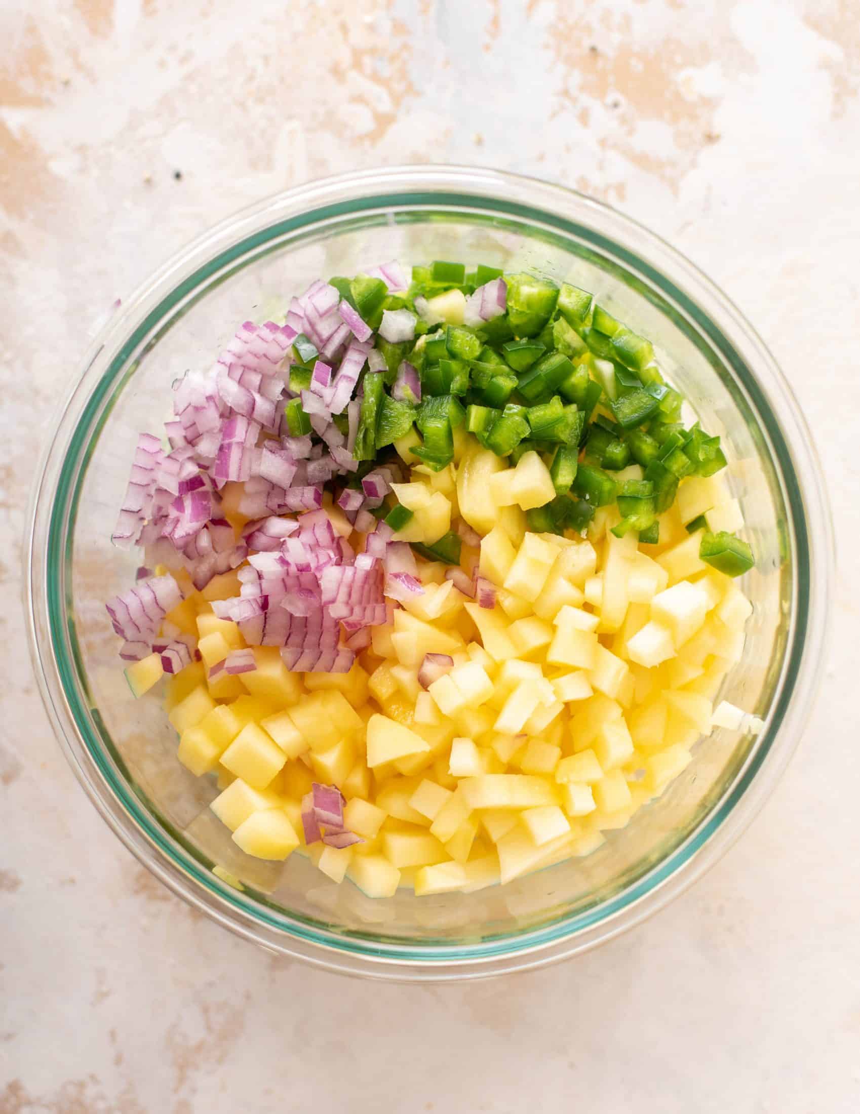 smashed black bean tacos with mango salsa