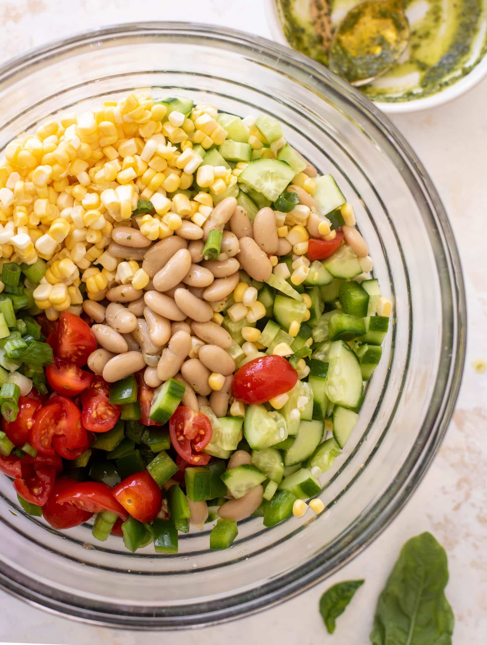 summer white bean salad