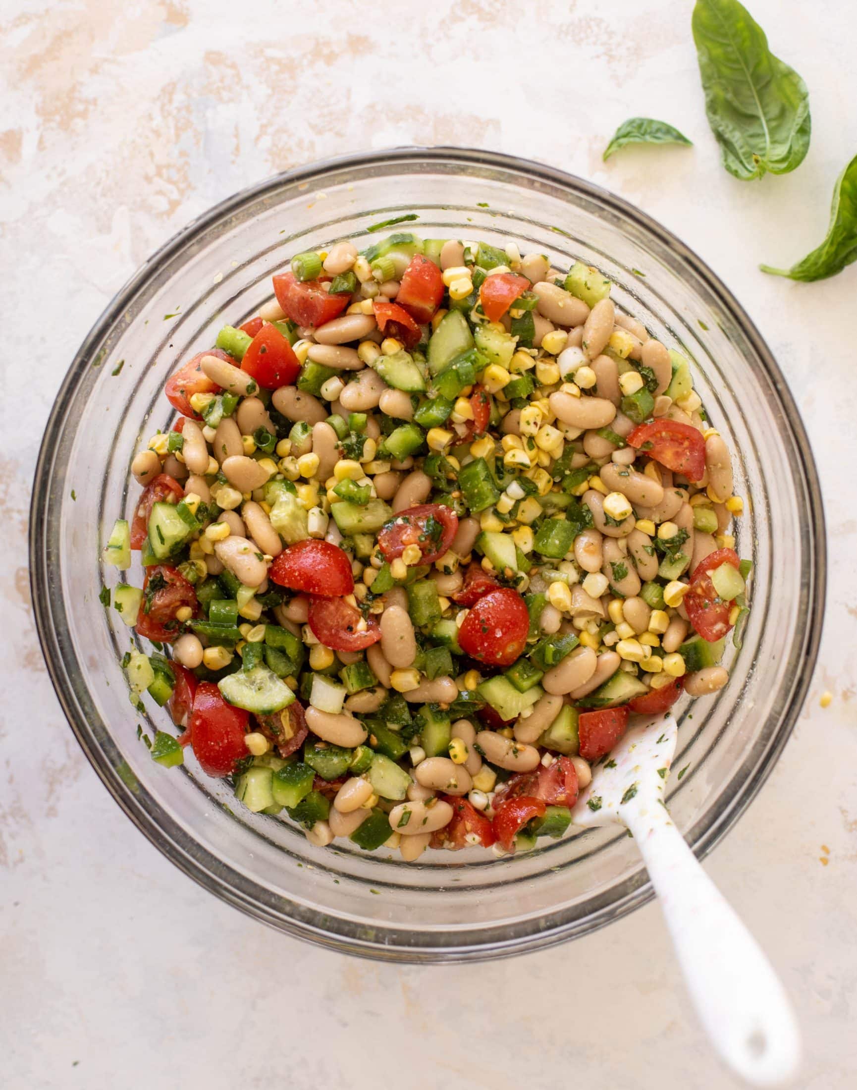 summer white bean salad
