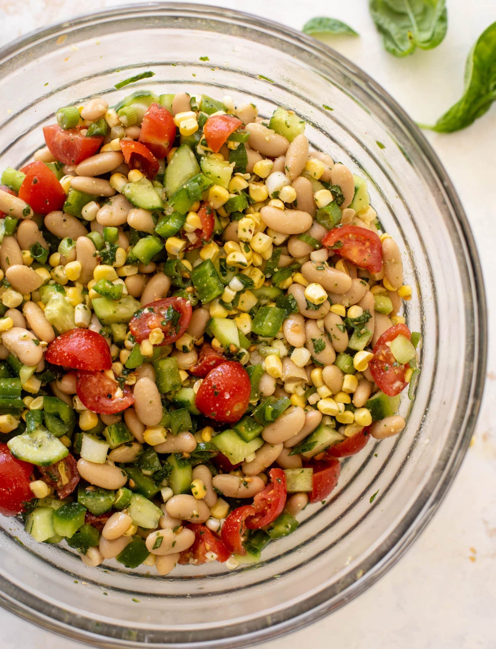 summer white bean salad