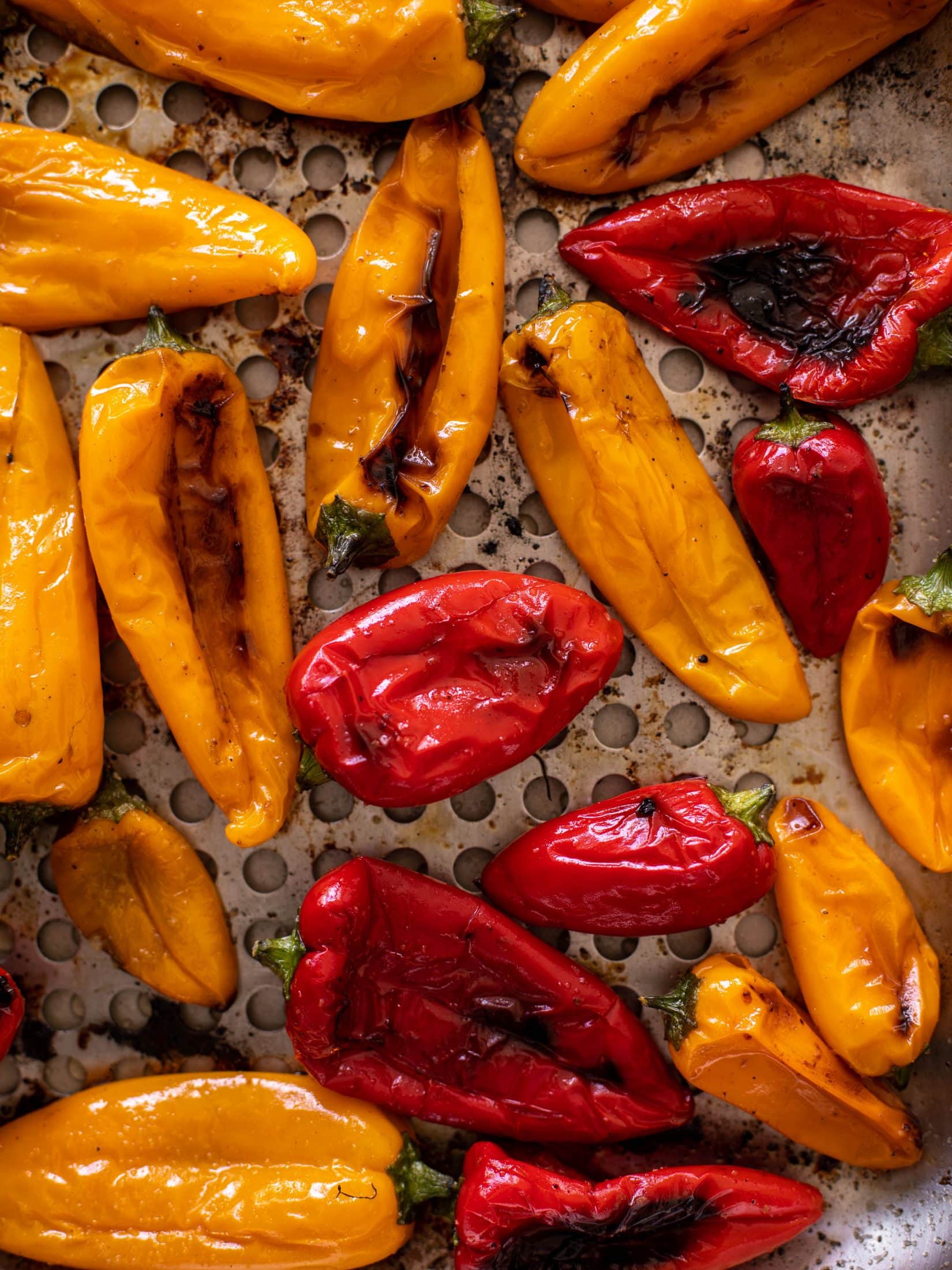 grilled pepper prosciutto snack plate