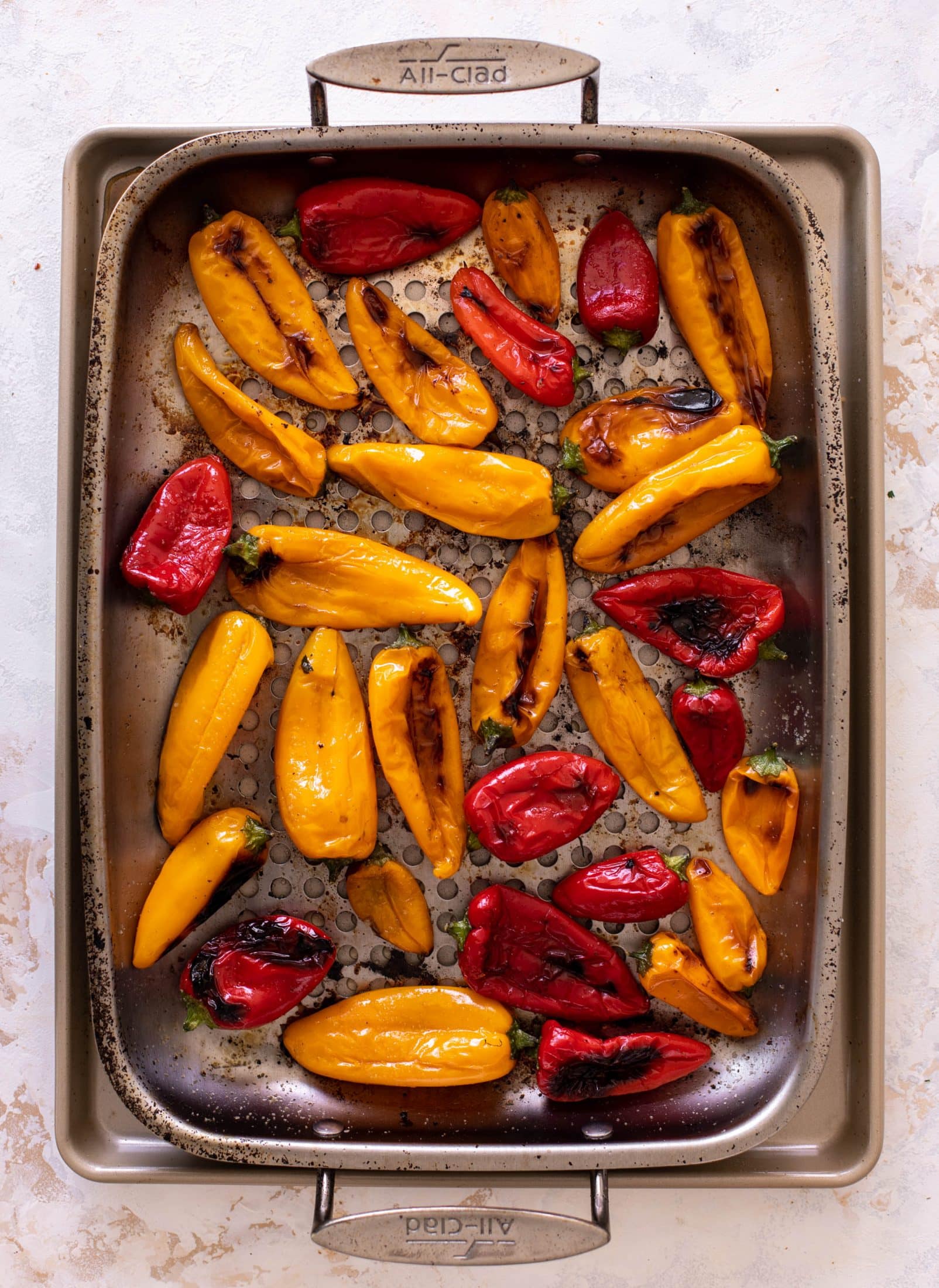 grilled pepper prosciutto snack plate