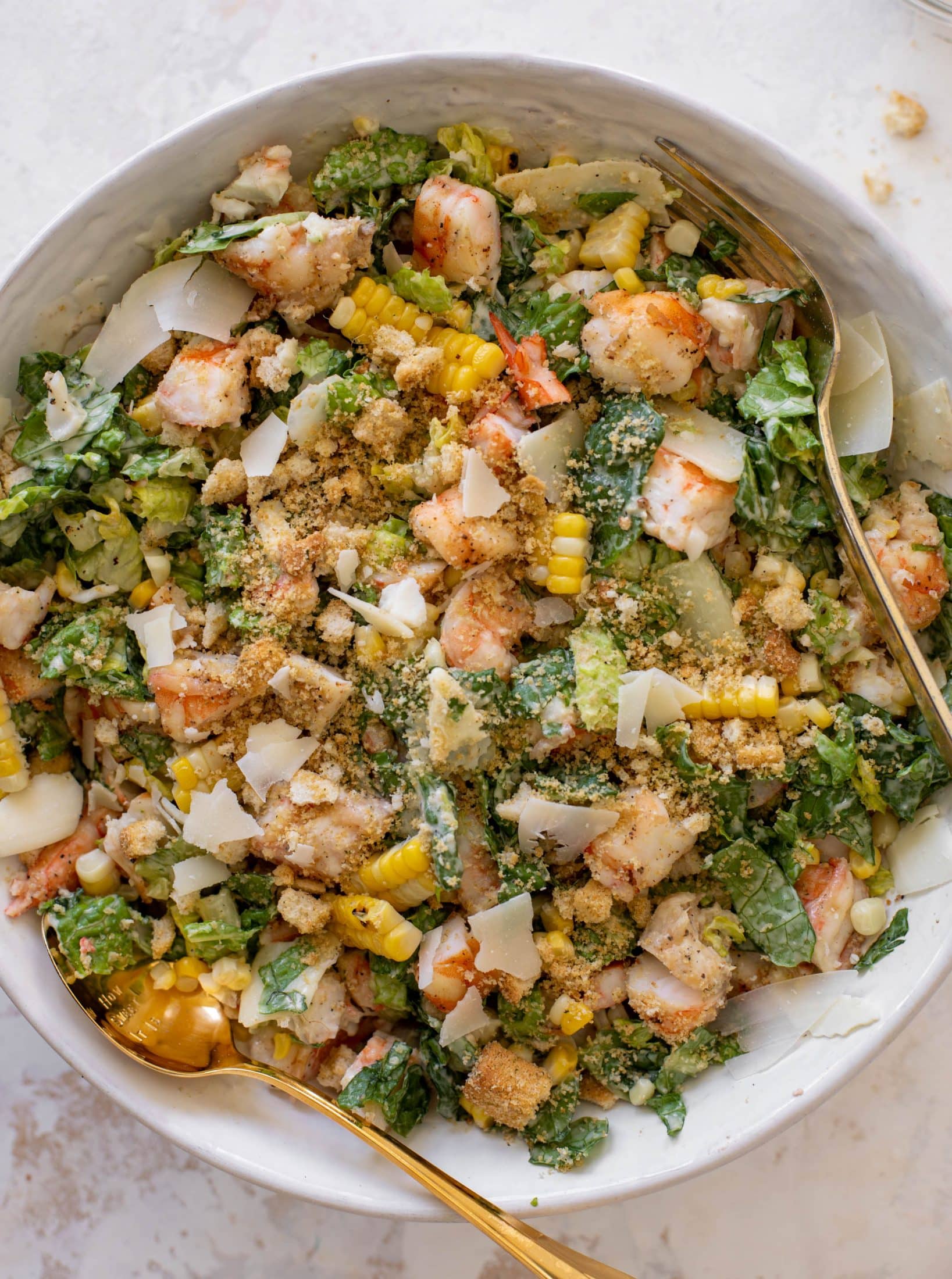 grilled shrimp chopped salad