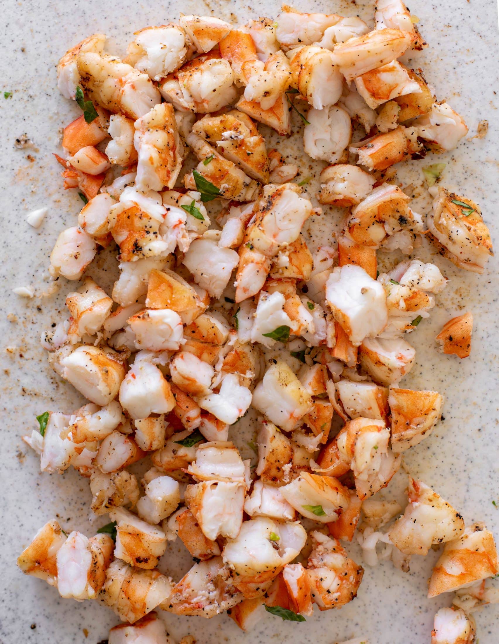 grilled shrimp chopped salad