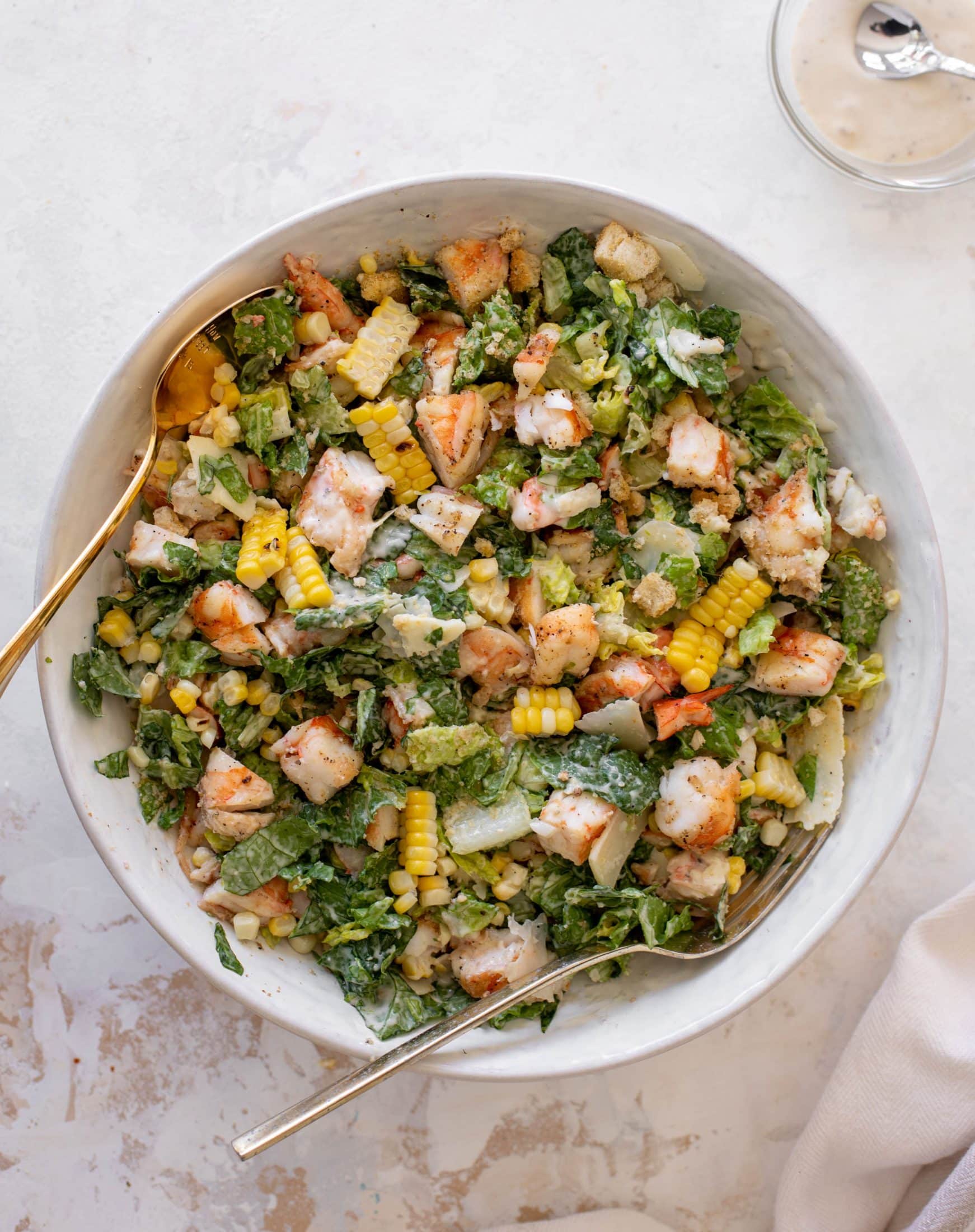 grilled shrimp chopped salad