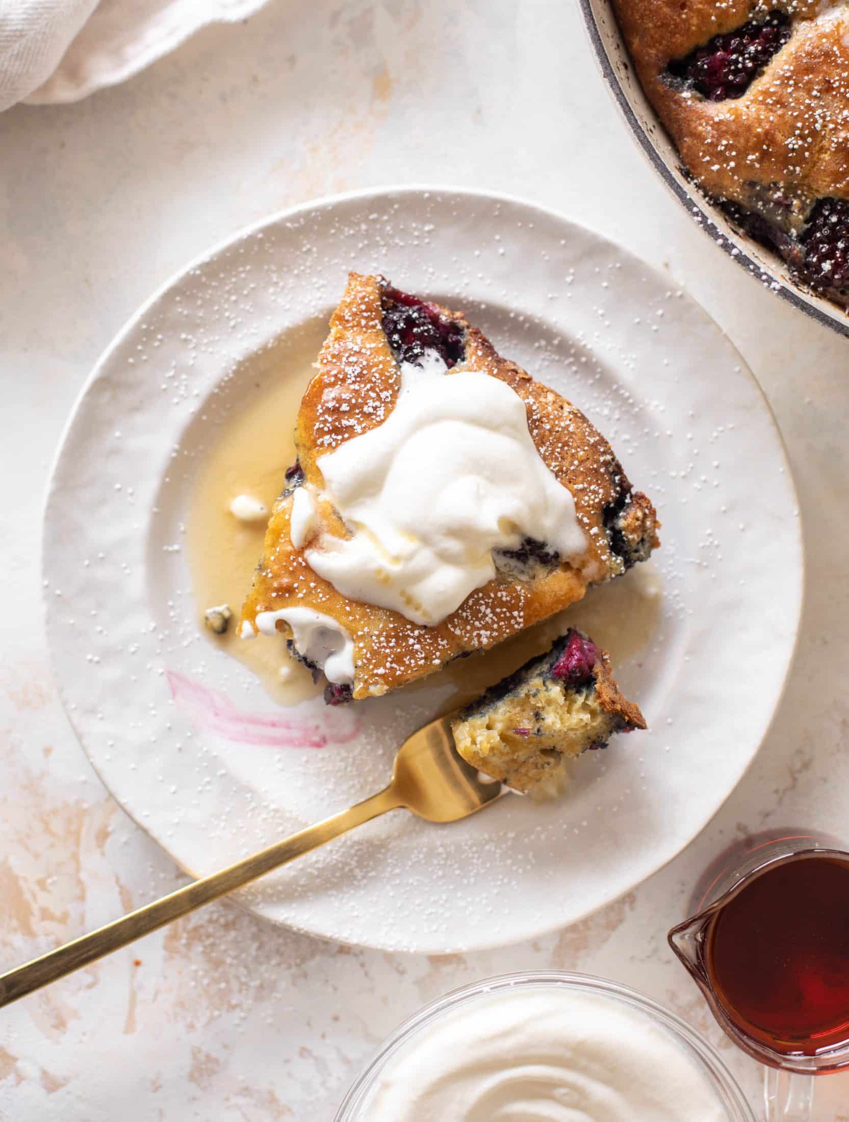 blackberry skillet pancake