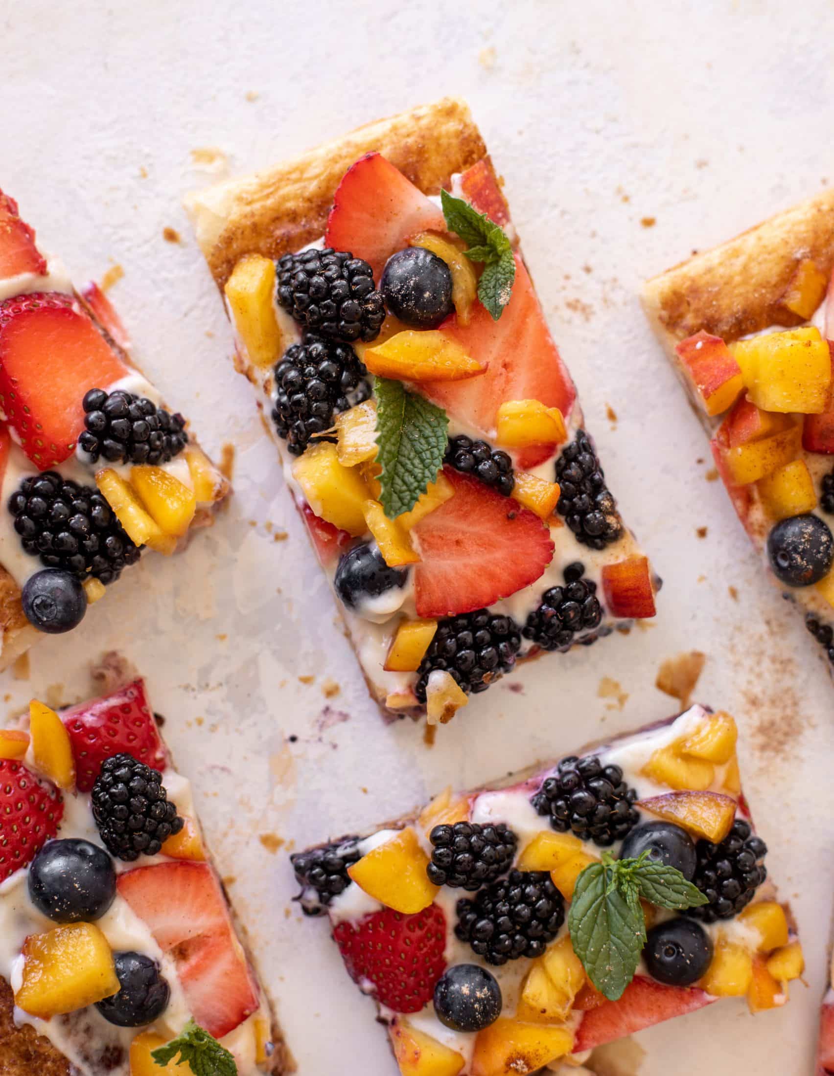 puff pastry fruit pizza