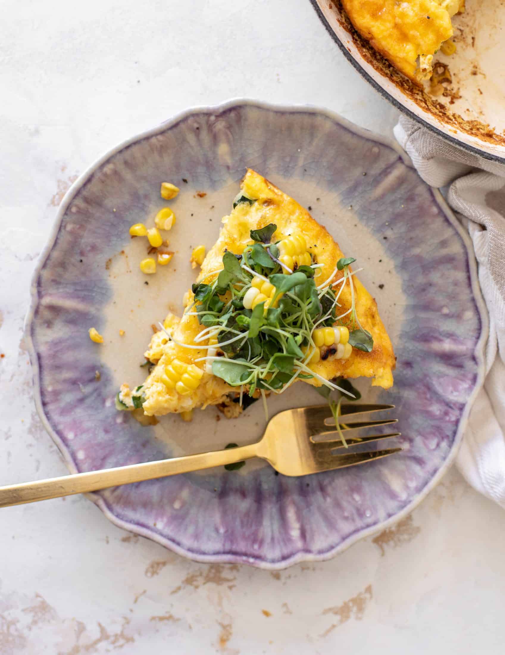 zucchini corn frittata