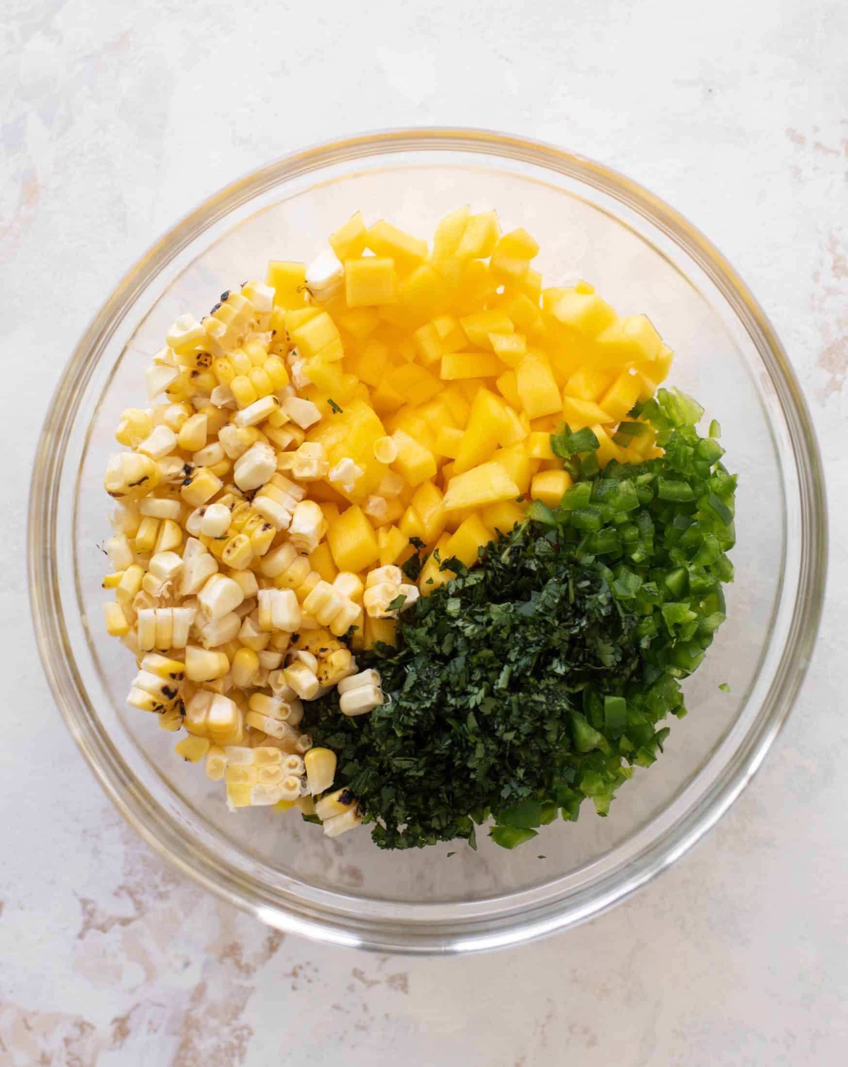 chili lime chicken thighs with mango corn salsa